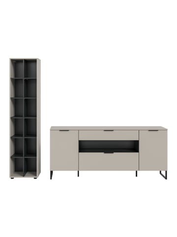 ebuy24 Regalsystem Noida (2-teilig) Kaschmir 245 x 41 cm