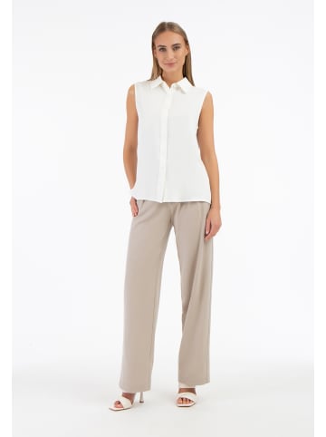 RISA Damen Blusentop in Wollweiss