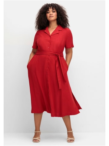 sheego by Joe Browns Blusenkleid in rot