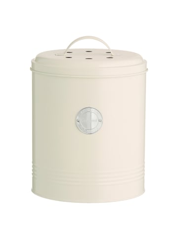 Typhoon Kompostbehälter LIVING, pastellcreme, 2,5 Liter