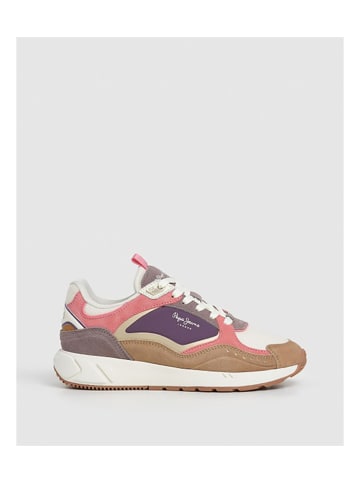Pepe Jeans Sneaker Marlon in 859-Marrón/morado/rosa