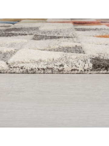 KADIMA DESIGN Moderner Teppich in lebendigen Farben mit rutschfestem Rücken