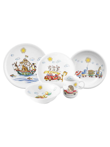 Seltmann Weiden 5er Set Kindergeschirr Set Compact Flinke Flitzer bunt in bunt