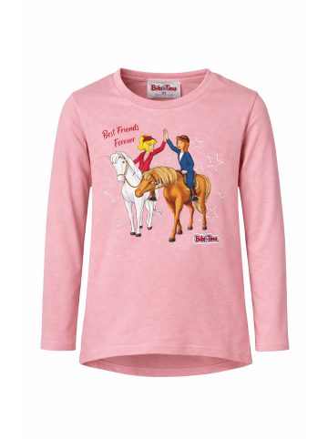 Bibi und Tina Mädchen mit Pferdemotiv, rosa in Rosa