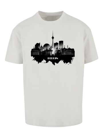 F4NT4STIC T-Shirt Cities Collection - Berlin skyline in lightasphalt