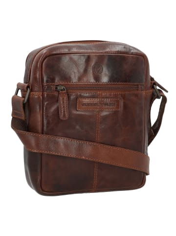 Greenburry Rugged Umhängetasche Leder 21 cm in brown