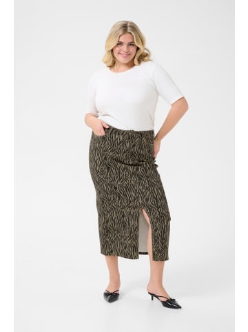 KAFFE curve Rock KCleonoma Regular fit in Feather Gray / Black Animal