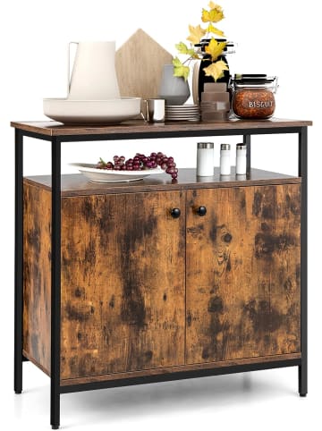 COSTWAY Sideboard in Braun