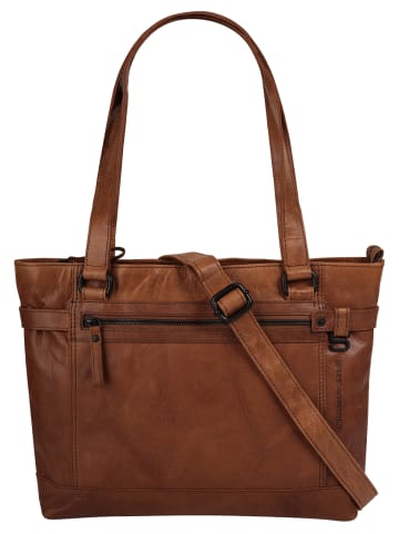 SPIKES & SPARROW Shopper in cognac