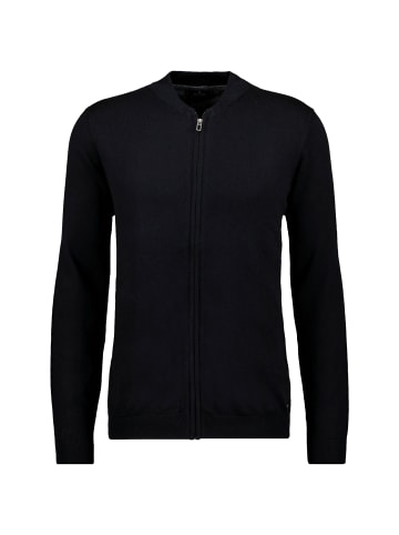 Ragman Strickjacke 'Baseball' in schwarz