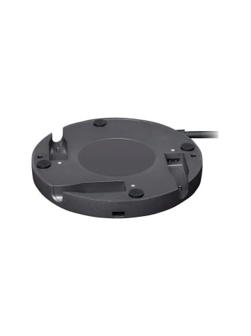 Logitech Mikrofon-Schnittstellenadapter - Logitech Rally Mikrofon Hub in Schwarz