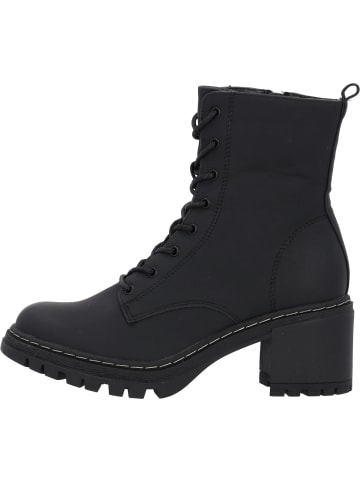 Palado Schnürstiefeletten Kefalonia in Schwarz Matt