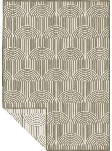 Teppich Boss Flachgewebe In- und Outdoor Wendbarer Teppich Pangli - beige