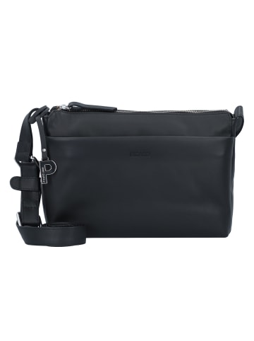 PICARD Timeless Umhängetasche Leder 18 cm in schwarz