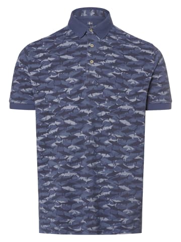 Nils Sundström Poloshirt in indigo