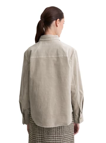 Marc O'Polo Samt-Overshirt relaxed in chalky mauve