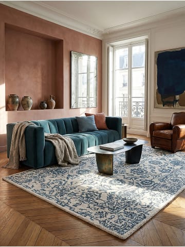KADIMA DESIGN Traditioneller Floral-Vintage Wollteppich
