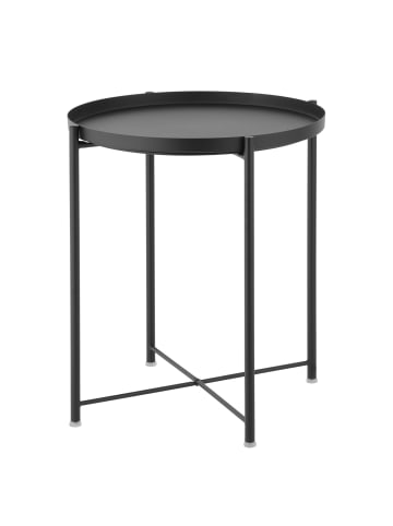 home24 home24 Beistelltisch aus Metall in moderner geradliniger Optik Wohnen Tische in Schwarz