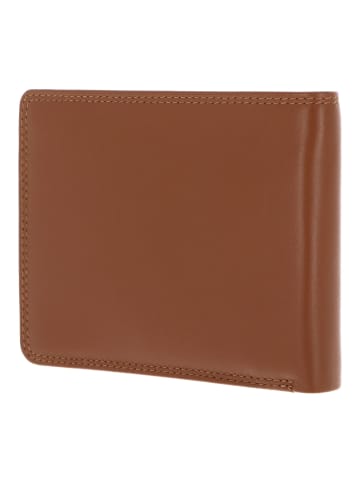 Golden Head Polo Geldbörse RFID Schutz Leder 12.5 cm cognac