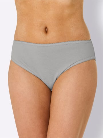 WITT WEIDEN Bikinislip in steingrau + sand + bordeaux