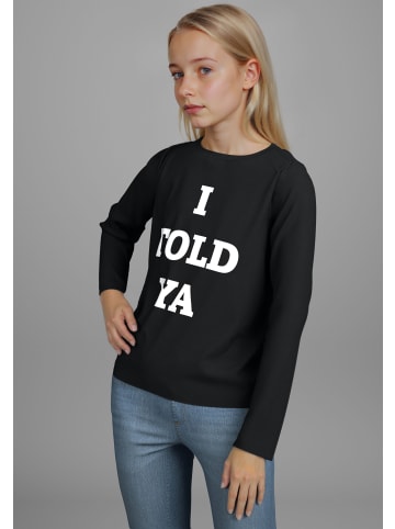 Kidsworld Langarmshirt in schwarz