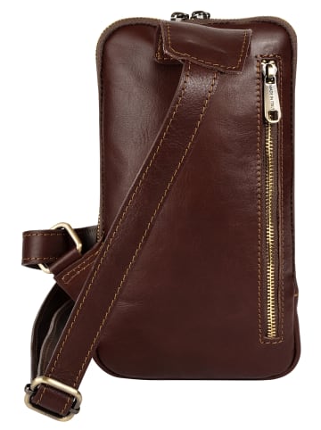 piké Crossover Bag echt Leder in braun