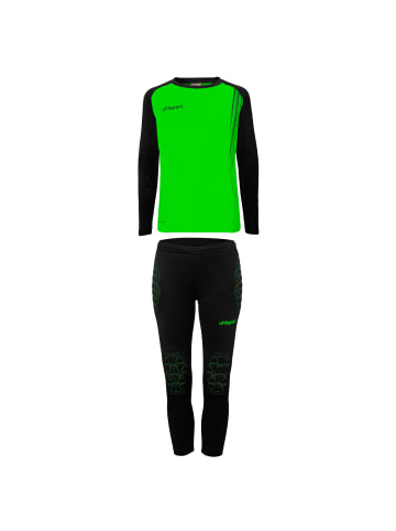uhlsport Torwart-Sets Impulse Junior Kids in fluo grün/schwarz