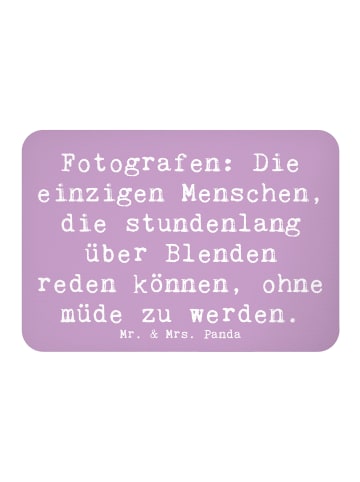 Mr. & Mrs. Panda Kühlschrankmagnet Spruch Fotografen Gespräche m... in Lavendeltraum