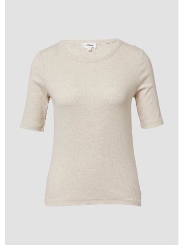 s.Oliver T-Shirt in 81W9_beige