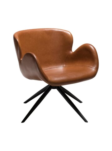 ebuy24 Sessel Gaia Hellbraun 70 x 64 cm