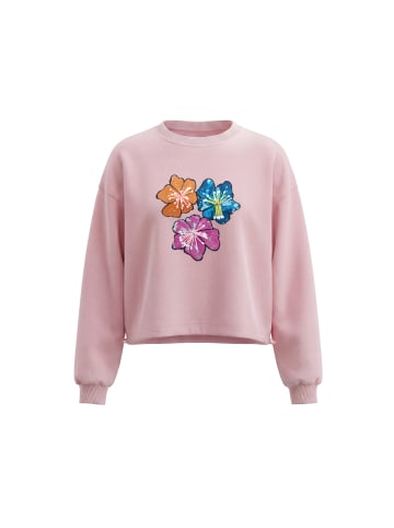 IZIA Women Sweatshirt in Light Rose