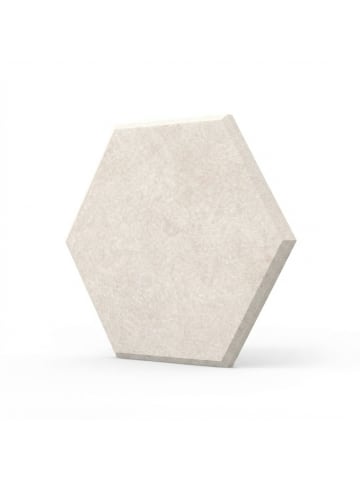 relaxdays 36 x Akustikplatten „Hexagon“ in Beige – 30 x 26 cm