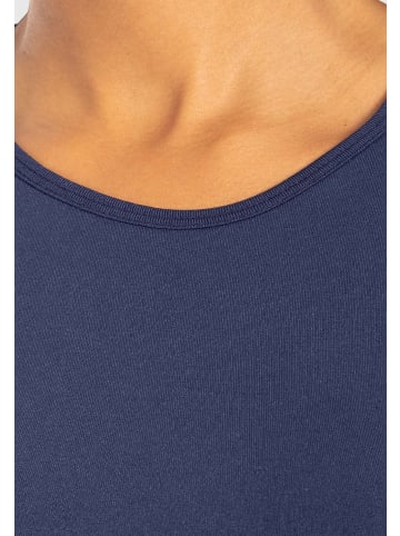SMILODOX Crop Shirt Soheli in Marineblau
