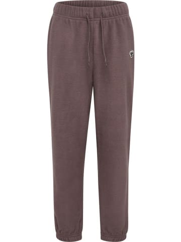 Hummel Kinder Sweat Pants "Hmljr Fleece Pants Bee" in Braun