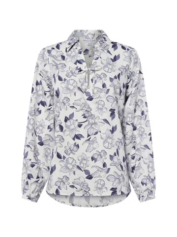 Marie Lund Blusenshirt in ecru marine - 0008