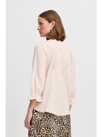 b. young BYHANIKO SS FRILL BLOUSE - LIGHT WOVEN Regular fit in Birch