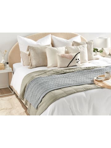 Beliani Kuscheldecke ANAMUR in Grau - (W) 110 x (H) 1 x (L) 180 cm