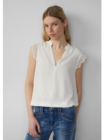 QS Bluse in 0200_ecru