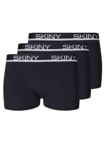 Skiny Boxershort 3er Pack in Schwarz