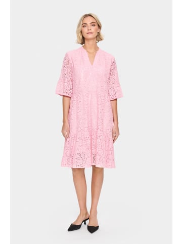 SAINT TROPEZ Kleid ZannaSZ Lockere Passform in Pink Nectar