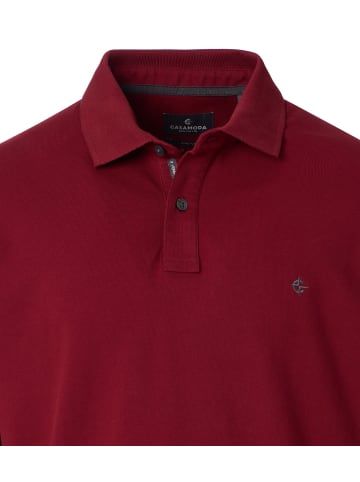 CASAMODA Polo-Shirt in Dunkelrot
