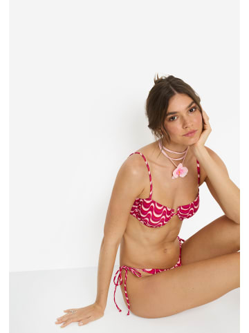 LSCN BY LASCANA Bügel-Bikini-Top in pink waves
