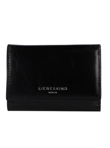 LIEBESKIND BERLIN Linn Geldbörse RFID Schutz Leder 13.5 cm in black