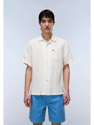 Napapijri Kurzarmhemd G-LINEN SS 1 in White Whisper