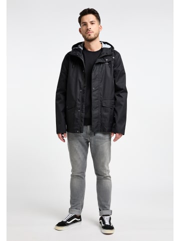 TUFFSKULL Herren Regenjacke in Schwarz