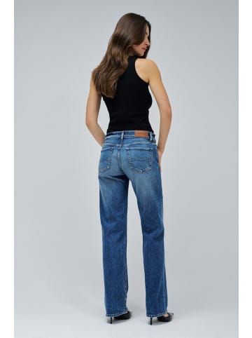 Salsa Jeans Jeans Low Rise Straight - Straight Fit - in Medium Wash