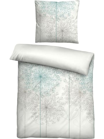 Biberna Mako-Satin Bettwäsche in salbei