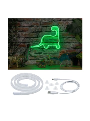 paulmann LED Streifen Neon Colorflex USB Strip green 1m in weiß