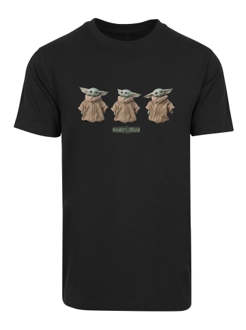 F4NT4STIC T-Shirt Star Wars The Mandalorian Baby Yoda in schwarz