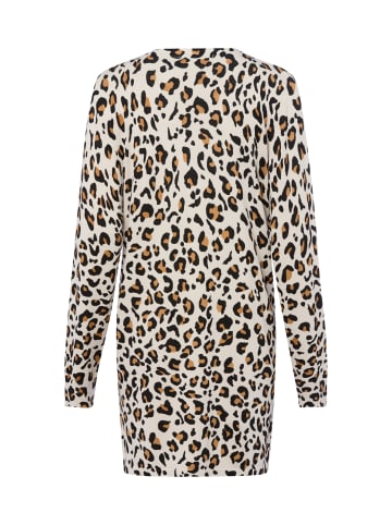 Marie Lund Strickhülle in ecru schwarz - 0001